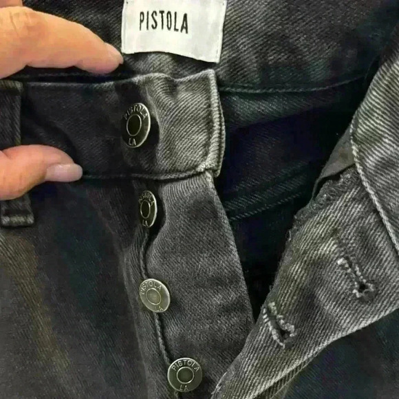 Pistola distressed black jeans size 28 - Picture 5 of 6